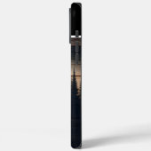 Moose portret op hout Case-Mate iPhone case (Achterkant / Links)