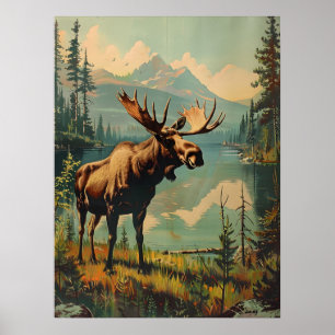  Moose Poster