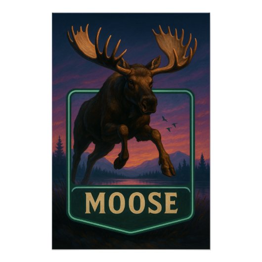 Moose Poster (Voorkant)