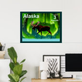Moose Poster (Thuiskantoor)
