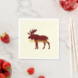 Moose Pset Ski Lodge Holiday Party Napkins Servet<br><div class="desc">Schat,  maak je feest extra leuk met deze griezelige luiers,  perfect voor het vakantieseizoen. Personaliseer aangezien u kiest,  heb het leuk mengen en het aanpassen,  zoek coördinerende borden,  bekertjes,  en andere partijideeën al deel van het collectie van de Lodge van de Moose Ski.</div>