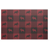 Moose Red Black Check Pset Stof (Fat Quarter)