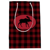 Moose Red Black Medium Cadeauzakje (Voorkant)