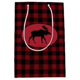 Moose Red Black Medium Cadeauzakje