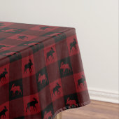 Moose Red Black Tafelkleed (Voorbeeld)
