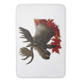 Moose Red Maple Leaves Badmat (Voorkant Verticaal)