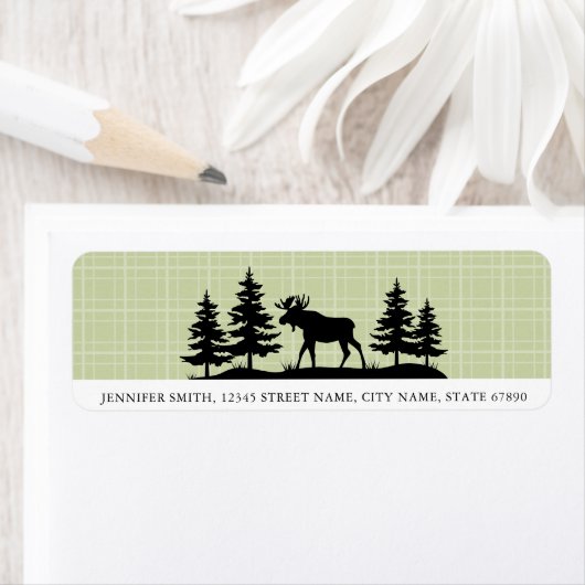 Moose Return-adreslabels Etiket (Insitu)