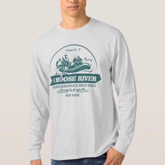 Moose River (rafting2) T-shirt (Voorkant)