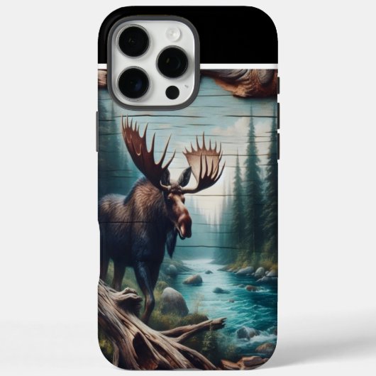 Moose River Scene Case-Mate iPhone Case (Achterkant)