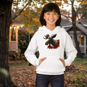 Moose rode esdoornbladeren