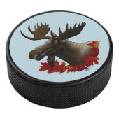 Moose rode esdoornbladeren hockey puck (3/4)