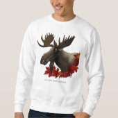 Moose rode esdoornbladeren trui (Voorkant)