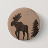 Moose Ronde Button 5,7 Cm (Voorkant)