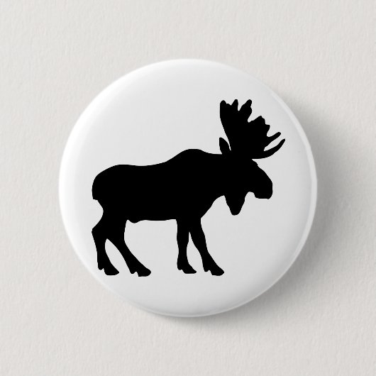 Moose Ronde Button 5,7 Cm (Voorkant)