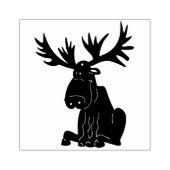 Moose Rubber Stamp Rubberstempel (Afrduk)