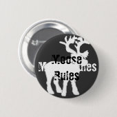 Moose Rules Button (Voorkant /achterkant)