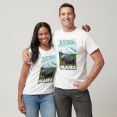 Moose Scene - Katmai, Alaska T-shirt (Unisex)