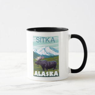 Moose Scene - Sitka, Alaska Mok