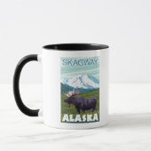 Moose Scene - Skagway, Alaska Mok (Links)