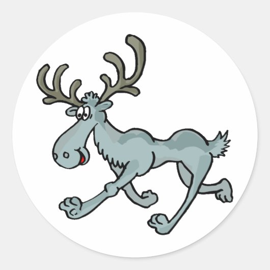 Moose Shirten en geschenken 16 Ronde Sticker (Voorkant)