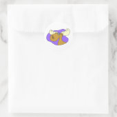 Moose Shirten en geschenken 37 Ronde Sticker (Tas)