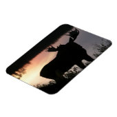 Moose silhouet magneet (Linkerzijde)