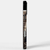 Moose silhouet op hout Case-Mate iPhone case (Achterkant / Rechts)