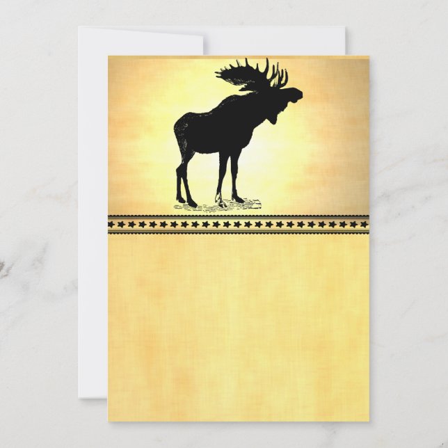 Moose Silhouette (Achterkant)