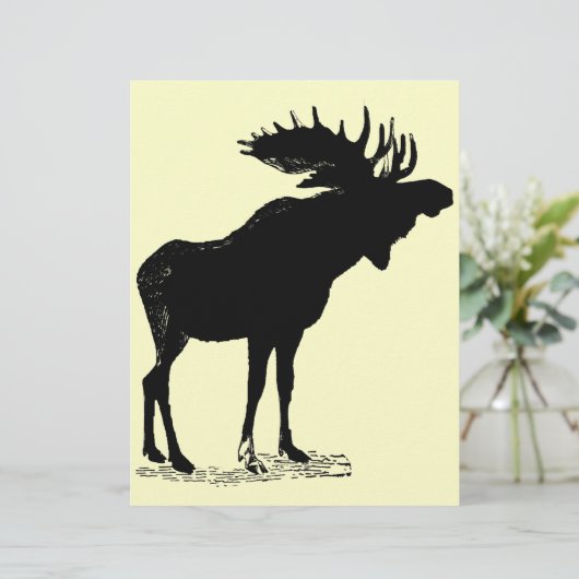 Moose Silhouette (Staand voorkant)