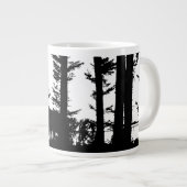 Moose Silhouette - gigantische koffie-mok Grote Koffiekop (Voorkant rechts)