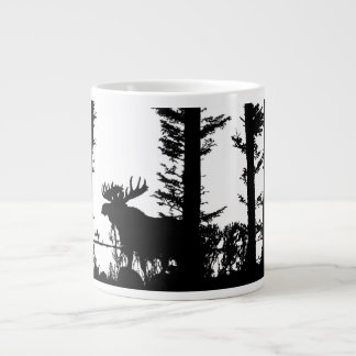 Moose Silhouette - gigantische koffie-mok Grote Koffiekop