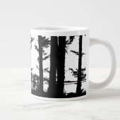 Moose Silhouette - gigantische koffie-mok Grote Koffiekop (Rechts)