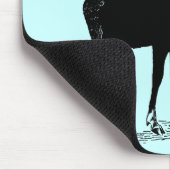 Moose Silhouette Muismat (Hoek)