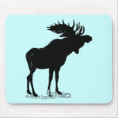 Moose Silhouette Muismat (Voorkant)