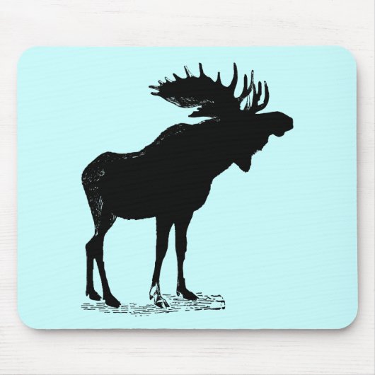 Moose Silhouette Muismat (Voorkant)