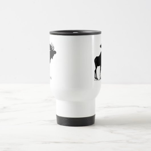 Moose Silhouette Reisbeker (Center)