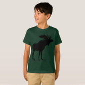Moose Silhouette T-shirt (Voorkant volledig)