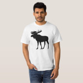 Moose Silhouette T-shirt (Voorkant volledig)