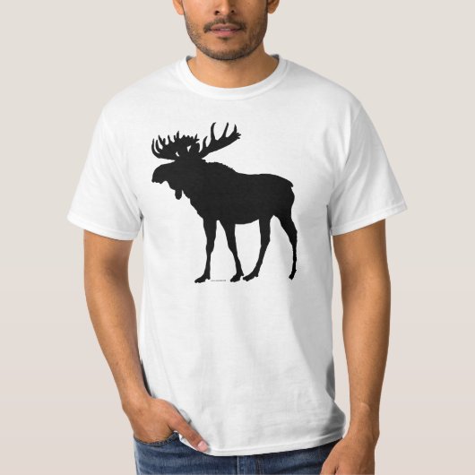 Moose Silhouette T-shirt (Voorkant)