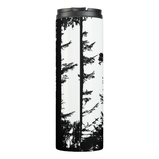 Moose Silhouette Thermal Tumbler Thermosbeker (Achterkant)