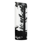 Moose Silhouette Thermal Tumbler Thermosbeker (Geroteerd rechts)