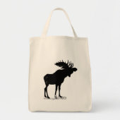 Moose Silhouette Tote Bag (Voorkant)