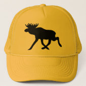 Moose Silhouette Trucker Pet (Voorkant)