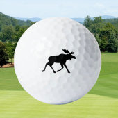 Moose Silhouette Wildlife Animal Golfballen