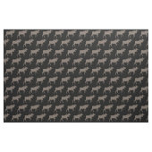 Moose Silhouettes Brown & Black Stof (Fat Quarter)