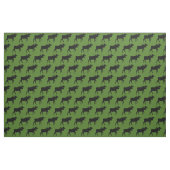 Moose Silhouettes Green Stof (Fat Quarter)