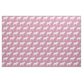 Moose Silhouettes Roze Baby Stof (Fat Quarter)