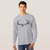 Moose Skull in Urban Camo T-shirt (Voorkant volledig)