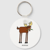 Moose Sleutelhanger (Voorkant)
