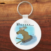 Moose Snow Tubing Sleutelhanger (Voorkant)